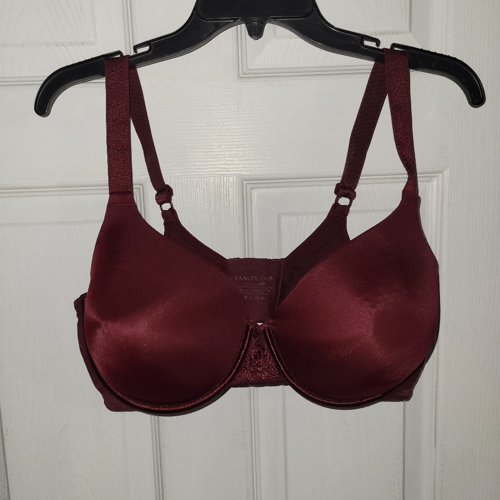 vanity fair maroon bra